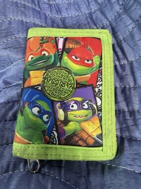 Tmnt Wallet 2023 Bi Fold Wallet Mutant Mayhem Teenage Mutant Ninja Turtle Wallet